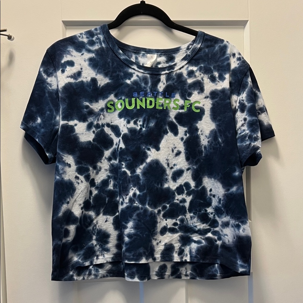 Seattle Sounders FC Tie-Dye Crop Top